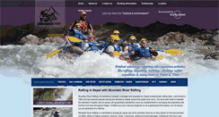 Desktop Screenshot of mountainriverrafting.com